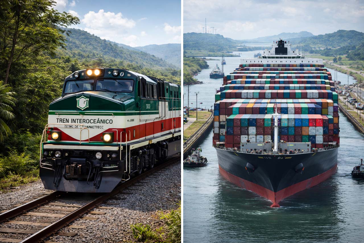 Un solo barco del Canal mueve más que todo el tren mexicano